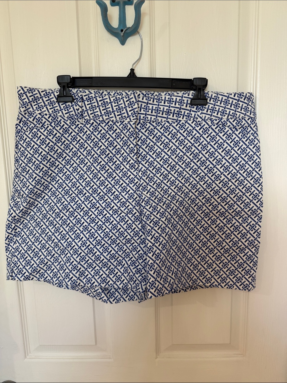 Limited Women’s Navy & White Printed Stretch Shorts